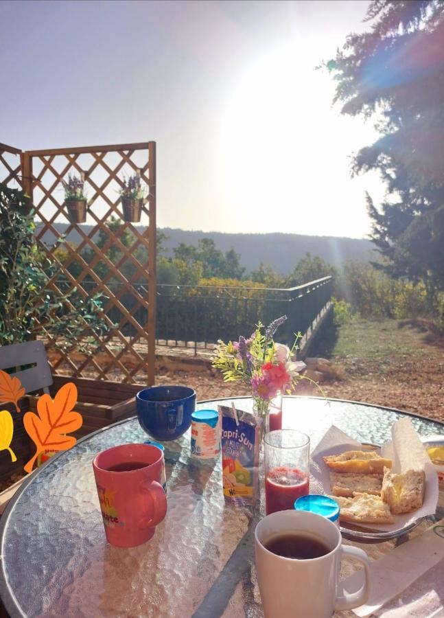 superbe logement au cœur Luberon proche du Colorado provencal dans une résidence au calme avec piscine, magnifique vu sur le Luberon depuis la terrasse Viens Esterno foto